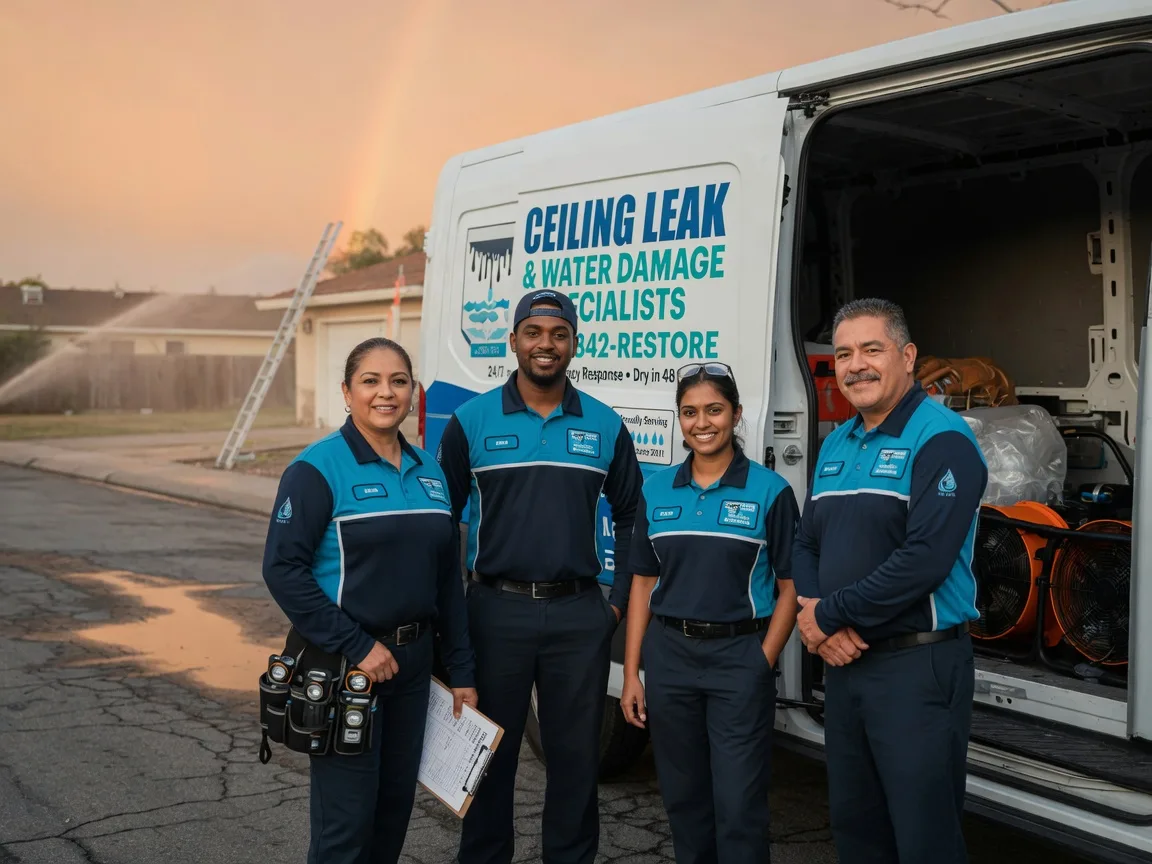 Ceiling Leak Cleanup company in Pleasant Grove, CA