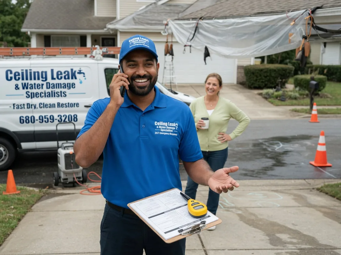 Ceiling Leak Cleanup Pleasant Grove, CA FAQs